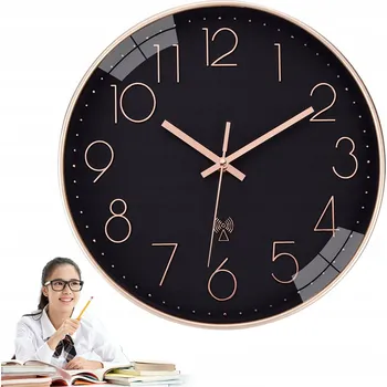 Hodiny Nástěnné hodiny Bedee černé 30 cm