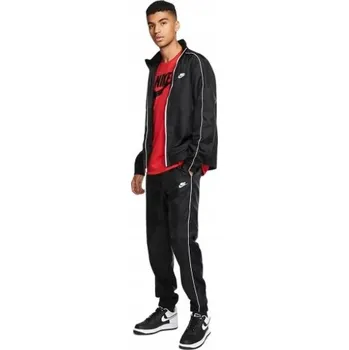 Vel. S PÁNSKÉ TEPLÁKOVÁ SOUPRAVA NIKE ORIGINÁL kluzké tepláky mikina kalhoty teplákovka