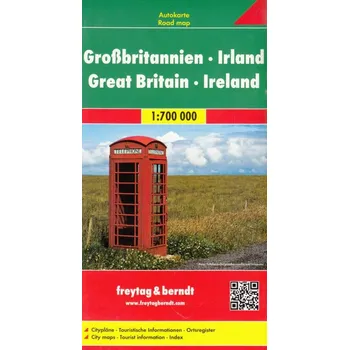 Wielka Brytania Irlandia mapa 1:700 000 Freytag & Berndt Kolektiv autorů