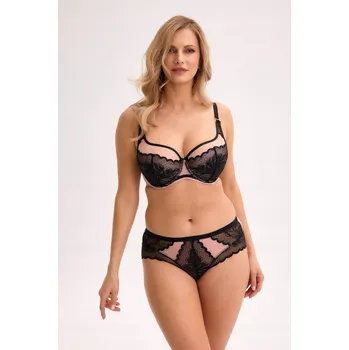 Podprsenka Gaia podprsenka s polovyztuženými košíčky černá velikost 80G