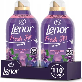 Aviváž Sada Lenor tekutá aviváž Fresh Air Moonlight Lily 110 praní, 2x770ml