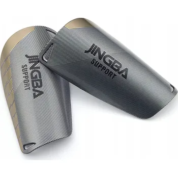 Fotbalový chránič Mini fotbalové chrániče JINGBA CARBON GOLD S 14x7,5cm - dětské/juniorské