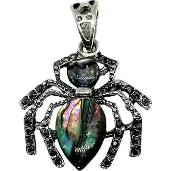 Přívěsek Přívěsek pavouček malý s mušlí Paua