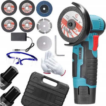 úhlová bruska Kompaktní úhlová bruska Přenosná akumulátorová bruska