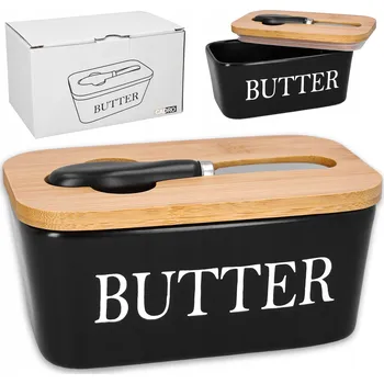 Máslenka Máslenka Cadro keramická černá