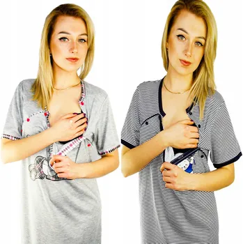 Dámská noční košile Noční košile těhotenská, po těhotenství, na kojení XL