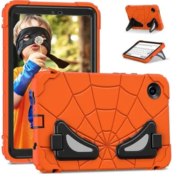 Pouzdro na tablet VSECHNONAMOBIL 130387 SPIDER Obal na tablet pro děti Samsung Galaxy Tab A11 oranžový