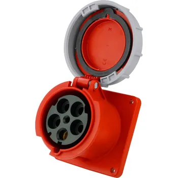 Elektrická zásuvka Elektrická Zásuvka zásuvka Pce červená