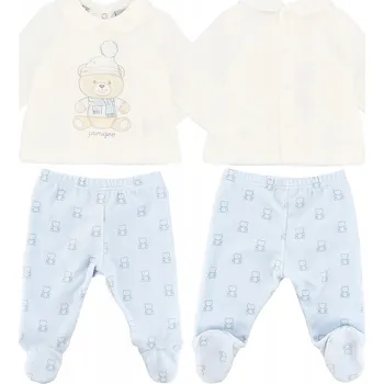 Bavlněná kojenecká souprava: Dupačky + Rozepínací tričko Premium 6M/62 cm