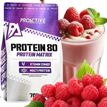 Protein Protein směs bílkovin ProActive prášek 700 g příchuť malina