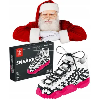 ostatní stavebnice STAVEBNICE BOTY SNEAKERS FIGURKA PRO VLASTNÍ SESTAVENÍ BOTY JAKO DÁREK
