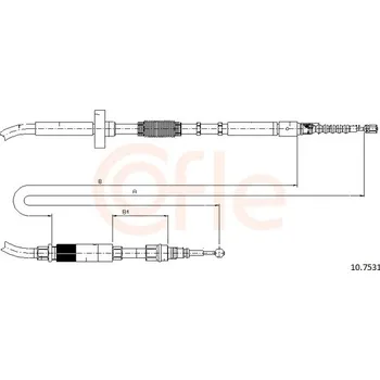 Auto-moto Lanko ruční brzdy COFLE 92.10.7531