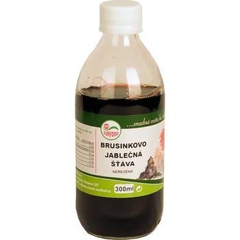 SUNFOOD Brusinkovo jablečná šťáva 300&nbsp;ml