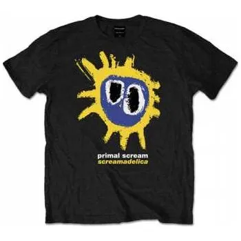 Pánské tričko Merch Primal Scream: Tričko Screamadelica Yellow M 2015