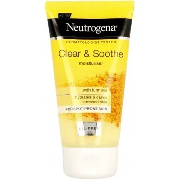 Pleťový krém Hydratační gel na obličej Neutrogena Clear&Soothe pro denní použití 75 ml