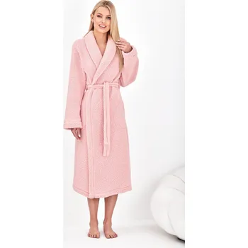 Dámský župan Dámský dlouhý župan L&L se šálovým límcem a kapsami, balet M i170_5903672840255