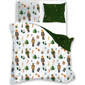 Povlečení Povlečení 220x200 MIKROFIBRA SATÉNOVÁ HOLLY JOLLY 02 VÁNOČNÍ, VÁNOČNÍ STROMEČEK
