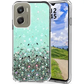 Pouzdro na mobilní telefon Pouzdro pro Motorola G06 Power GLITTER CASE ZADNÍ KRYT BAREVNÝ BROKAT
