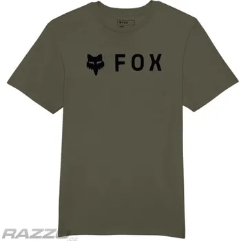 Pánské oblečení Pánské tričko FOX Absolute SS Prem Tee Olive Green L