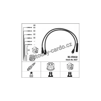 Zapalovací kabel Sada kabelů pro zapalování NGK RC-FD532 - FORD