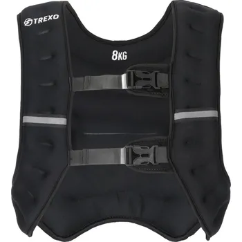 Zátěžové oblečení Xtrexo Trexo zatížená tréninková vesta 8 kg černá