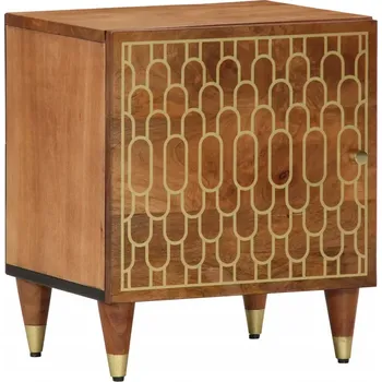 Noční stolek VidaXL Noční stolek, 40x33x46 cm, masivní mangové dřevo