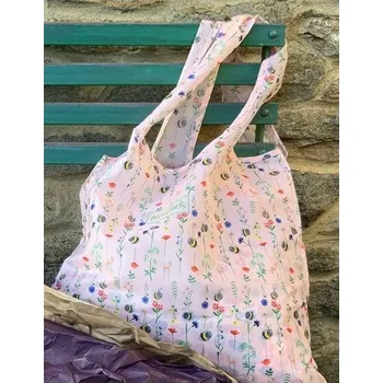 Nákupní taška Nákupní taška RE07 Včely a Květiny - Shopper taška