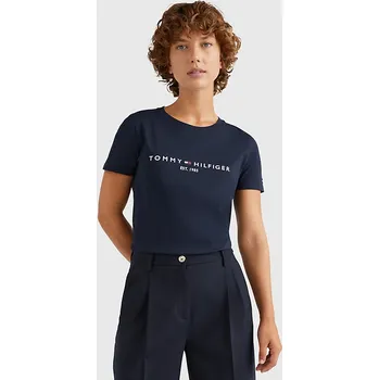 Dámské tričko Tommy Hilfiger | Heritage C-Neck triko | XL