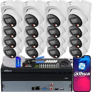 IP kamera Sada IP monitoringu 16x IPC-HDW1839T-A-IL Smart Dual Light 8Mpx 4K DAHUA