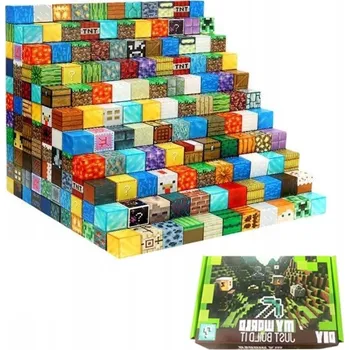 ostatní stavebnice STAVEBNICE MINECRAFT KRYCHLE 50 KOSTEK SKLÁDACÍ KOSTKY