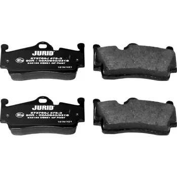 Brzdová destička Sada brzdových destiček, kotoučová brzda JURID 573769J
