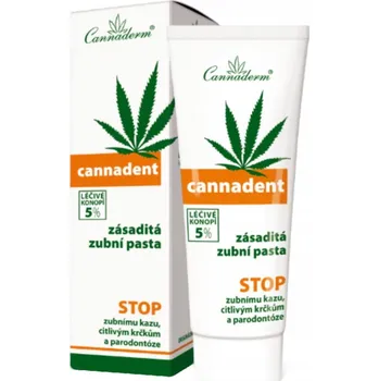 Dentální hygiena Cannadent Zubní pasta s konopným olejem 5% 75g