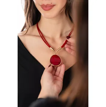 Náhrdelník Dámský šperk VOKY Červená uni