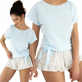 Dámské pyžamo Sensis dámské pyžamo bavlna zelené velikost S