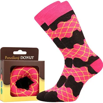 Dámské ponožky BOMA Ponožky donut růžové 42-45