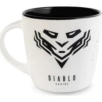 Hrnek Diablo Chairs bílý-černý
