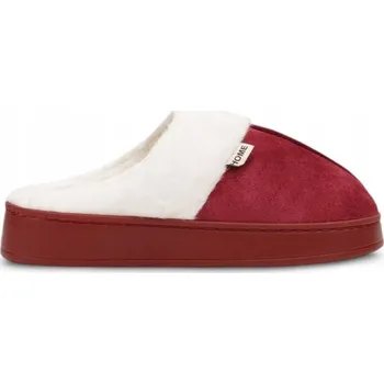 Dámské pantofle Červené dámské domácí Pantofle Bamboše Pohodlné zateplené Kožíšek pantofle 40/41