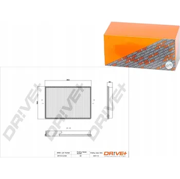 Kabinový filtr Dr!ve+ DP1110.12.0106 Filtr, ventilace prostoru pro cestující