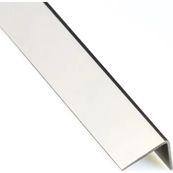 Obklad Rohový Profil Samolepící PVC Inox 19,5x19,5x2600