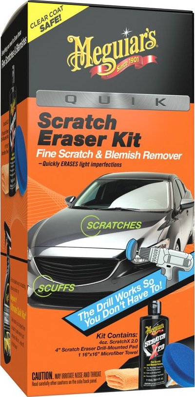 Meguiar's Quik Scratch Eraser Kit - sada pro lokální odstranění defektů laku