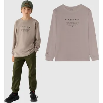 Chlapecké tričko 4F Chlapecké tričko s dlouhým rukávem Longsleeve, velikost 128 (7-8 let)