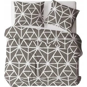 Povlečení Krepové povlečení 1519E šedé 2728 160x200 KARO