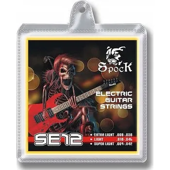 Příslušenství pro strunný nástroj Struny pro elektrickou kytaru Spock SE12