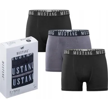 Boxerky MUSTANG Pánské boxerky 3 kusy vel. XL