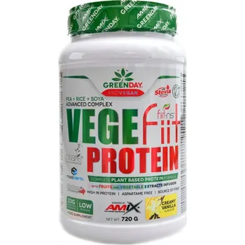 Protein Protein veganské bílkoviny Amix prášek 720 g příchuť vanilka