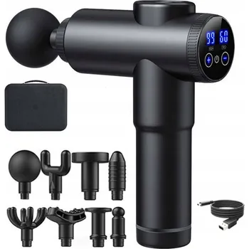 Masážní přístroj Hit Masážní Přístroj Pistole Ruční Masážní Přístroj na Záda Regenerační Sada