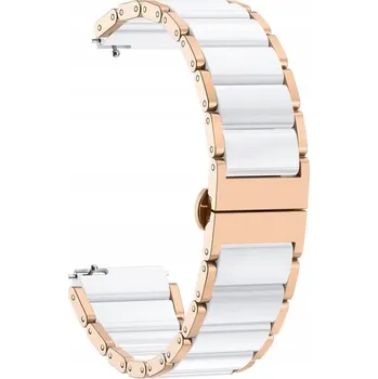 Řemínek na hodinky KERAMICKÝ ŘEMÍNEK PRO HODINKY XIAOMI WATCH S4 41MM, REALME BAND 2 18MM