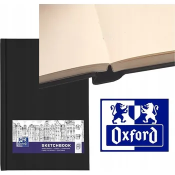 SKICÁK A6, 96 LISTŮ OXFORD ART ČERNÝ
