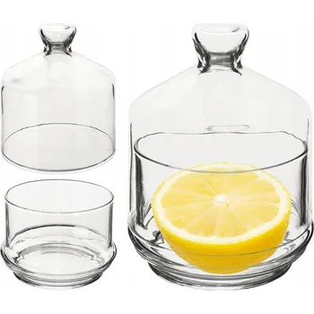 Dóza na potraviny Skleněná dóza na citron 9x12 cm