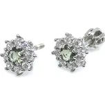 Šperky Jan Kos Jan Kos jewellery Stříbrné náušnice s vltavínem 32106261